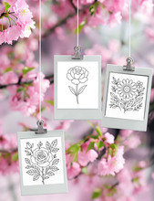 Load image into Gallery viewer, Dementia Friendly NZ Flowers Colouring Book