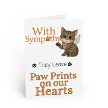 Load image into Gallery viewer, Sympathy Cards for Cat Pet Loss