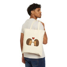 Load image into Gallery viewer, Adorable Hedgehog Love Tote bag
