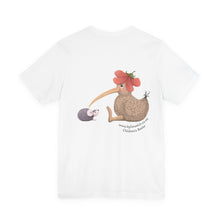 Load image into Gallery viewer, My Kiwi Garden T-Shirt with Kiwi and Hedgehog Design