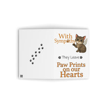 Load image into Gallery viewer, Sympathy Cards for Cat Pet Loss